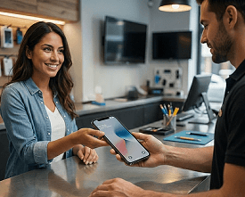 Customer Completes Service